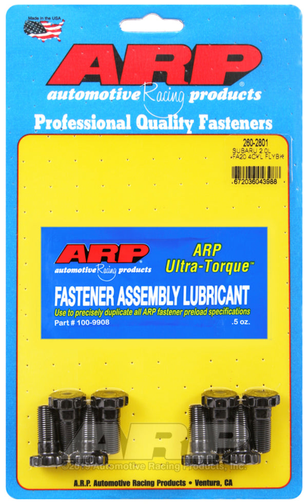 ARP Subaru 2.0L FA20 4Cyl Flywheel Bolt Kit - Bull Strap