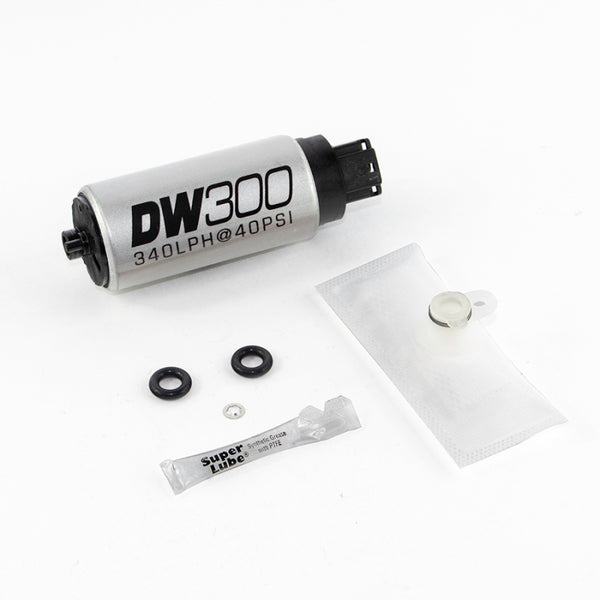 DeatschWerks 320 LPH In-Tank Fuel Pump w/ 08+ Hyundai Genesis Coupe / 10-13 Kia Forte Set Up Kit - Bull Strap
