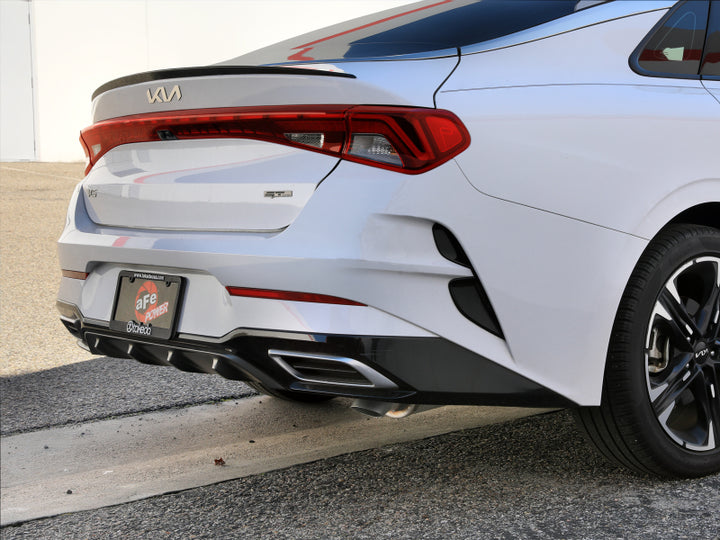 aFe 21-24 Kia K5 Takeda 2.5in 304 Stainless Steel Cat-Back Exhaust System - Bull Strap