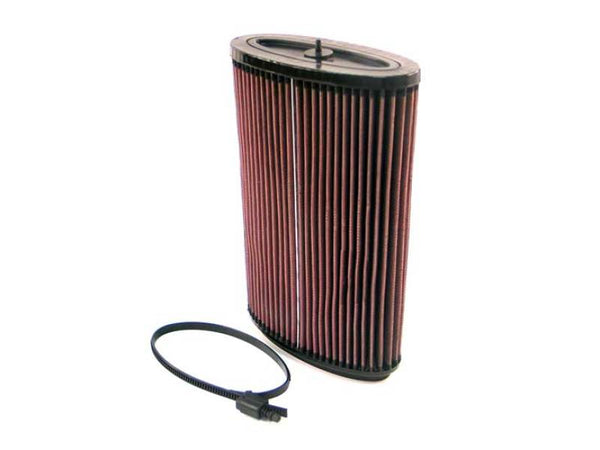 K&N 05-06 Porsche Boxster 2.7L-F6/3.2L-F6 Drop In Air Filter - Bull Strap