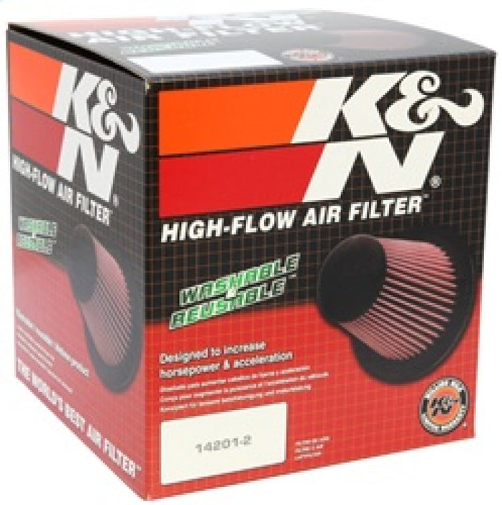 K&N Universal Clamp-On Air Filter 6in FLG / 7-1/2in B / 5in T / 6-1/2in H - Bull Strap