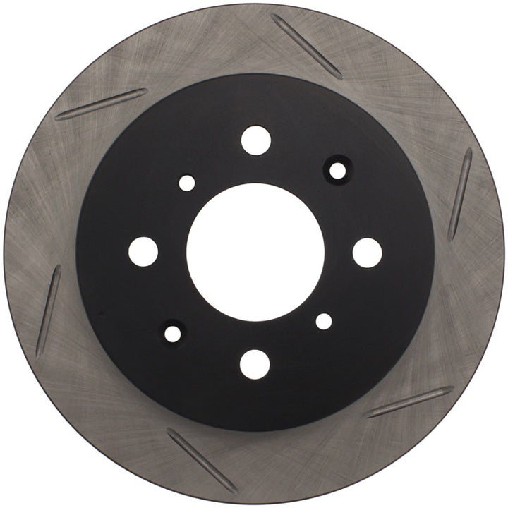 StopTech Power Slot Rear Left Rotor 90-01 Integra (exc. Type R) /all 93-00 Civic w rear disc/93-9 - Bull Strap