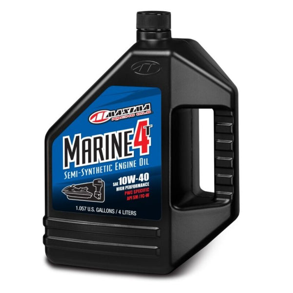 Maxima Marine 4T Synthetic Blend 10W40 Engine Oil - 4L - Bull Strap