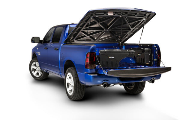 UnderCover 99-14 Ford F-150 Drivers Side Swing Case - Black Smooth - Bull Strap