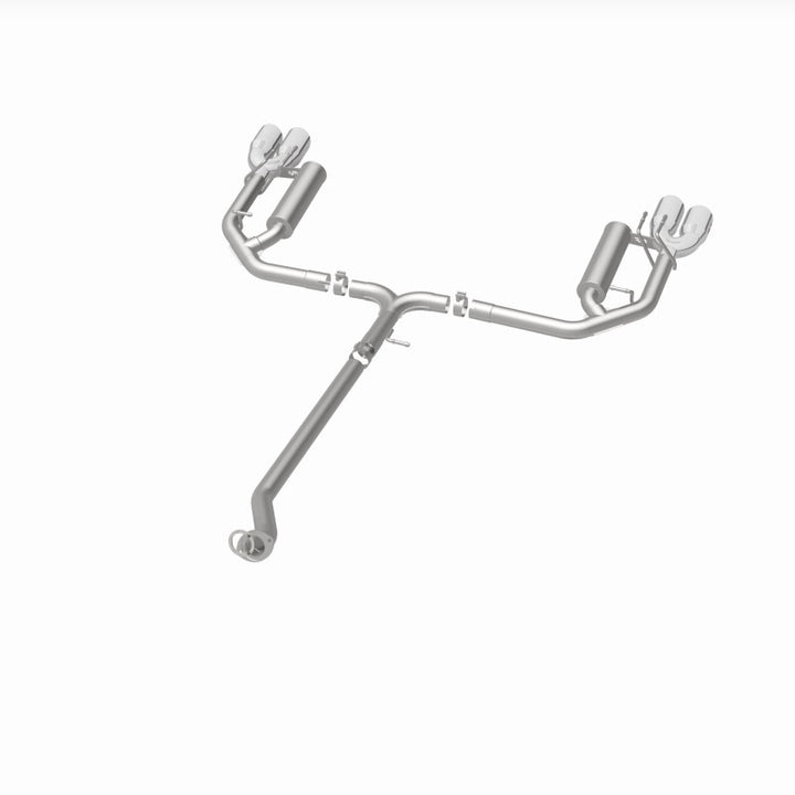 MagnaFlow 18-19 Toyota Camry XSE 2.5L (FWD) Street Series Cat-Back Exhaust w/4in Polished Quad Tips - Bull Strap