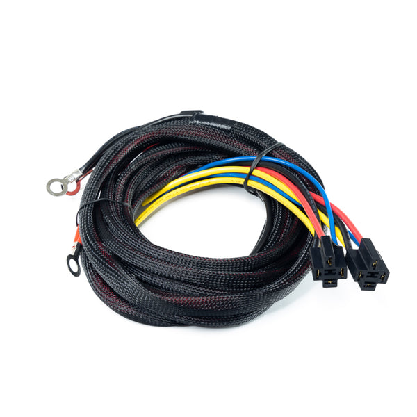 DeatschWerks Dual-Pump Universal Kit to Hardwire Two Fuel Pumps to Battery - Bull Strap