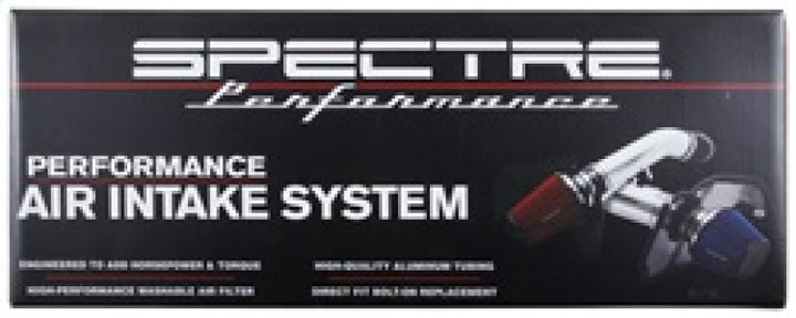 Spectre 09-17 Nissan Maxima V6-3.5L F/I Air Intake Kit - Polished w/Red Filter - Bull Strap