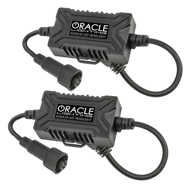 Oracle H13 4000 Lumen LED Headlight Bulbs (Pair) - 6000K - Bull Strap