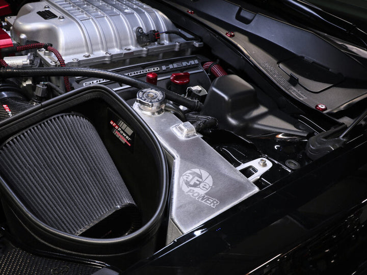 aFe 15-23 Dodge Challenger BladeRunner GT Series Engine Coolant Expansion Tank - Bull Strap