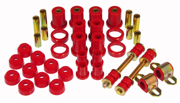 Prothane 84-87 Pontiac Fiero Total Kit - Red - Bull Strap