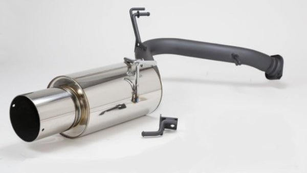HKS 05-08 tC Hi-Power Rear Muffler - Bull Strap