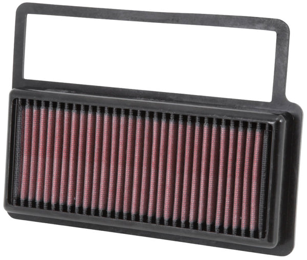 K&N 2008-2013 Fiat Abarth 1.4L Turbo Replacement Drop In Air Filter - Bull Strap