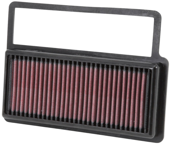K&N 2008-2013 Fiat Abarth 1.4L Turbo Replacement Drop In Air Filter - Bull Strap