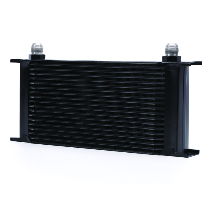 Mishimoto Universal 19 Row Oil Cooler - Black - Bull Strap