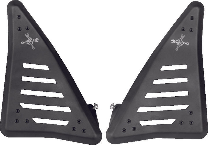 Burly Brand 21-22 Rebel 1100 Slash Cut Side Panel Covers - Bull Strap