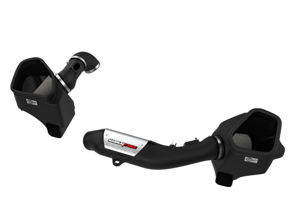 aFe POWER Magnum FORCE Stage-2 Pro DRY S Cold Air Intake System 15-19 BMW M3/M4 3.0L - Bull Strap