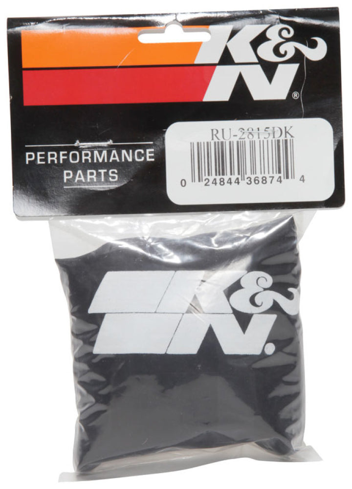 K&N Drycharger Air Filter Wrap RU-2815 Black - Bull Strap