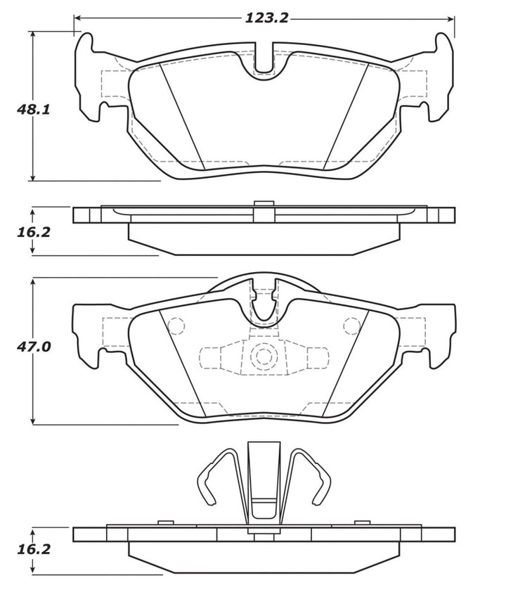 StopTech Performance Brake Pads - Bull Strap