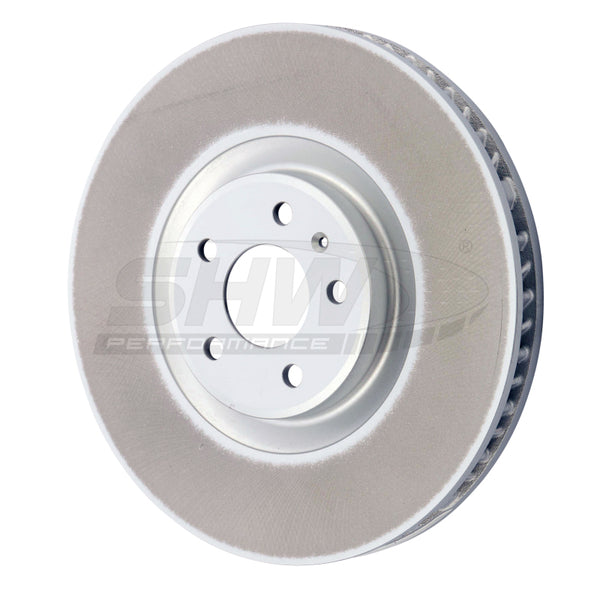 SHW 20-21 Porsche Macan GTS 2.9L Right Front Smooth Monobloc Brake Rotor (95B615302AA) - Bull Strap