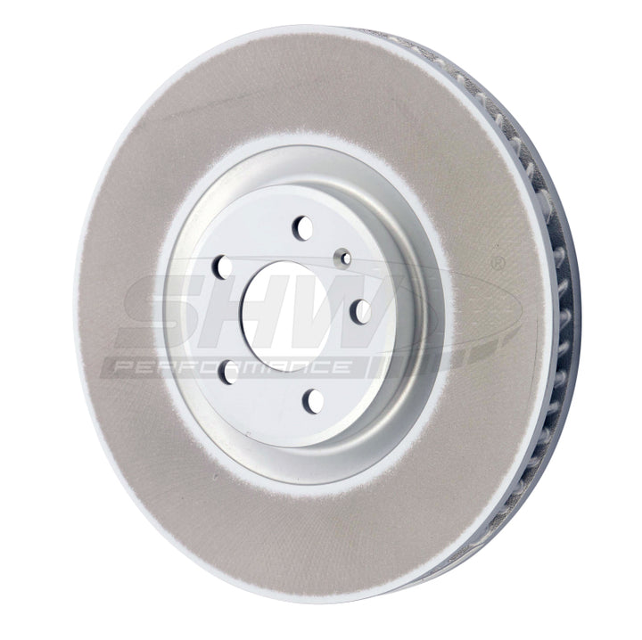 SHW 20-21 Porsche Macan GTS 2.9L Right Front Smooth Monobloc Brake Rotor (95B615302AA) - Bull Strap