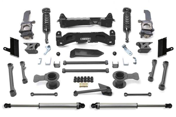 Fabtech 2015-21 Toyota 4Runner 4WD 6in Perf Sys w/Dl 2.5C/O & 2.25 - Bull Strap