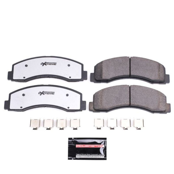 Power Stop 10-19 Ford Expedition Front Z36 Truck & Tow Brake Pads w/Hardware - Bull Strap