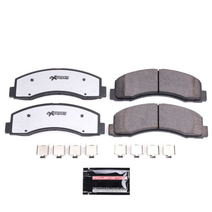 Power Stop 10-19 Ford Expedition Front Z36 Truck & Tow Brake Pads w/Hardware - Bull Strap