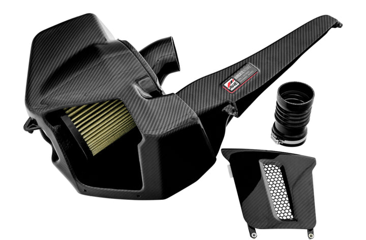 AWE Tuning Audi B9/B9.5 S4/S5/RS5 3.0T Carbon Fiber AirGate Intake w/ Lid - Bull Strap