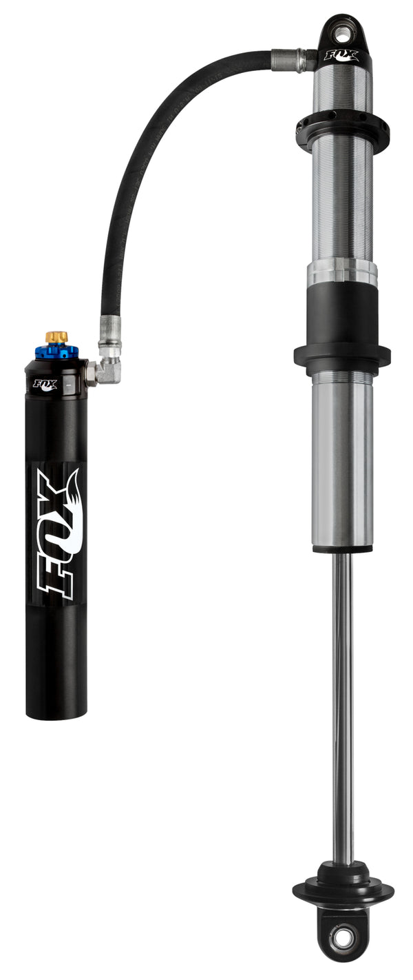 Fox 2.5 Performance Series 10in. Remote Reservoir Coilover Shock 7/8in. Shaft w/DSC Adjuster - Blk - Bull Strap