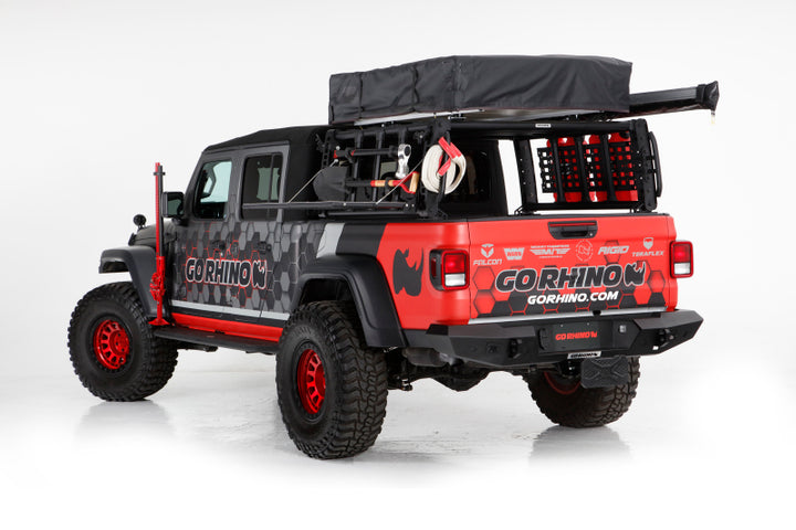Go Rhino 19-21 Jeep Gladiator XRS Overland Xtreme Rack - Box 2 (Req. gor5950000T-01) - Bull Strap