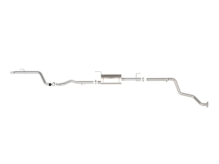 aFe 2024 Toyota Tacoma L4 2.4L MACH Force-Xp Hi-Tuck 2.5in 304 SS Steel Cat-Back Exhaust - Bull Strap