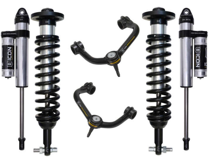 ICON 2015+ Ford F-150 4WD 0-2.63in Stage 3 Suspension System w/Tubular Uca - Bull Strap