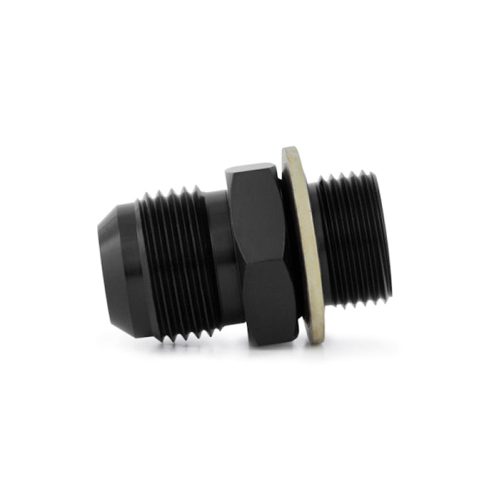 Mishimoto Sandwich Plate Fitting M20 x -10AN Black - Bull Strap