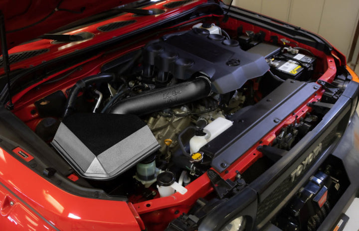 K&N 10-23 Toyota 4Runner 4.0L V6 Performance Air Intake System - Bull Strap