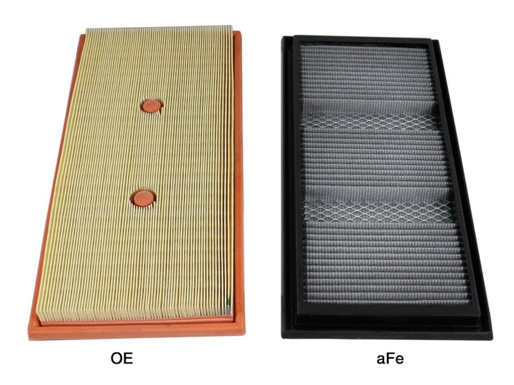 aFe MagnumFLOW OEM Replacement Air Filter Pro DRY S 12-14 Mercedes-Benz C/E/ML-Class V6 3.5L - Bull Strap