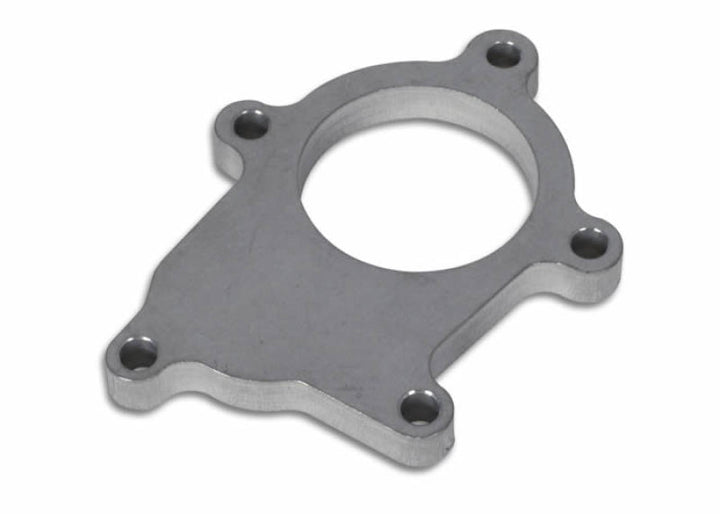 Vibrant T3 Discharge Flange (5 Bolt) for External Wastegate applications Mild Steel 1/2in Thick - Bull Strap