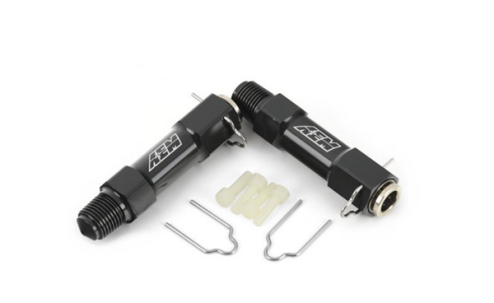AEM V3 Water/Methanol Injection Nozzle Only Kit (Qty 2) - Bull Strap