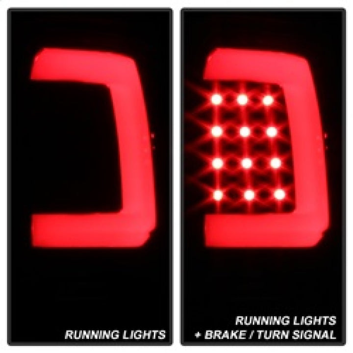xTune Dodge Ram 1500 94-01 Tail Lights - Light Bar LED - Black ALT-ON-DRAM94V3-LBLED-BSM - Bull Strap