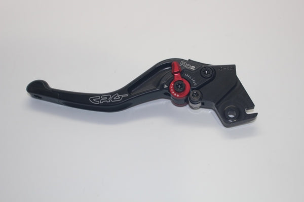 CRG 00-17 Kawasaki ZX6R/RR-12R/Z800-1000/ RC2 Clutch Lever - Short Black - Bull Strap