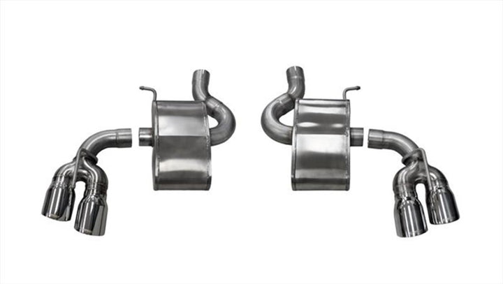 Corsa 2017-2024 Chevrolet Camaro SS 6.2L V8 2.75in Polished Xtreme Axle-Back Exhaust - Bull Strap