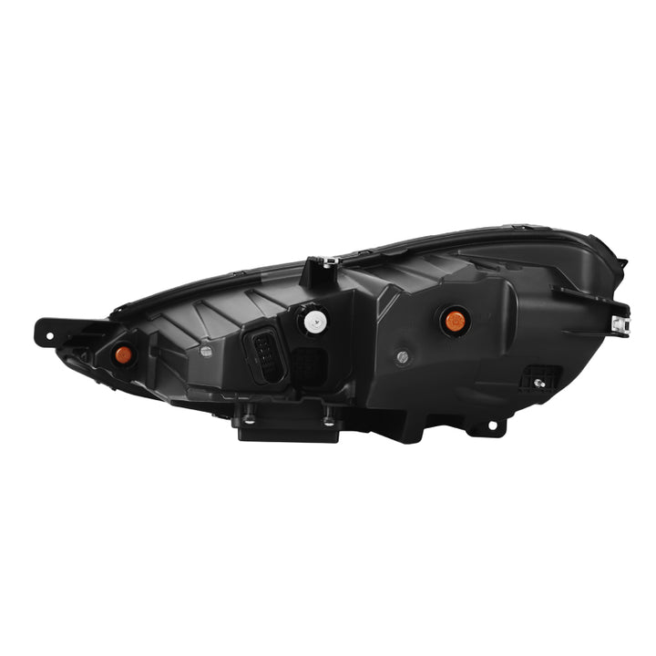 AlphaRex 12-21 Tesla Model S NOVA-Series LED Proj Headlights Blk w/Activtn Light & Seq.Sig / SB DRL - Bull Strap