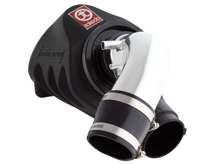 aFe Takeda Momentum Sealed Intake System 12 Honda Civic Si 2.4L Stage 2 Pro 5R Polished - Bull Strap