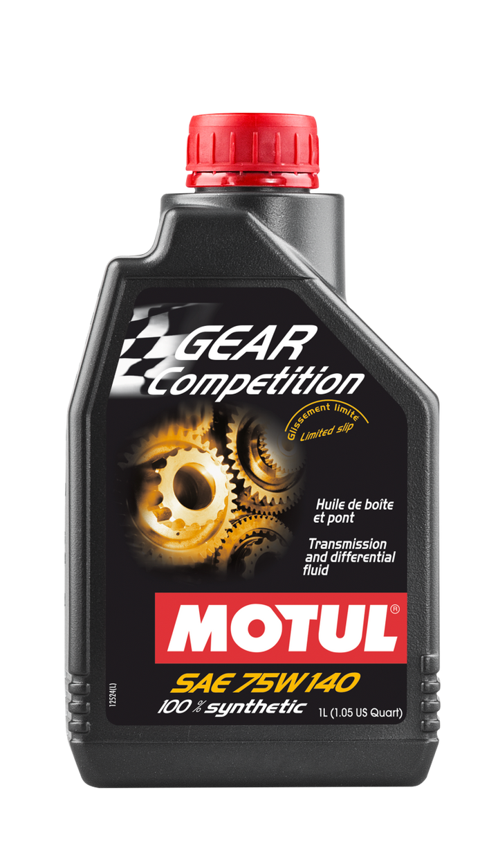 Motul 1L Transmission GEAR FF COMP 75W140 (LSD) - Synthetic Ester - Bull Strap