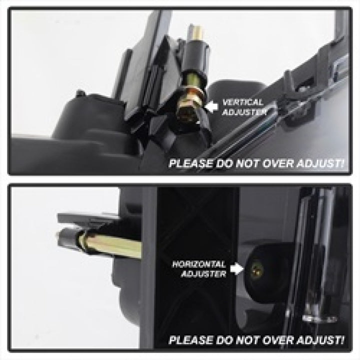 xTune Dodge Ram 1500 02-05 Amber Crystal Headlights Black HD-JH-DR02-AM-BK - Bull Strap