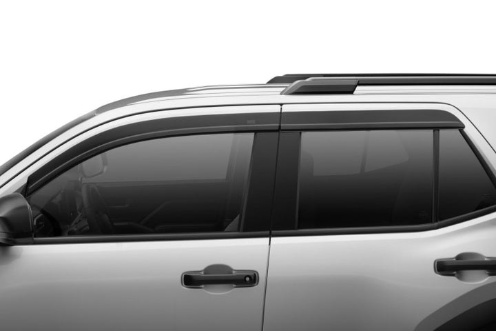 Husky Liners 2025 Toyota 4Runner Ventvisor Low Profile (4pc) - Smoke - Bull Strap
