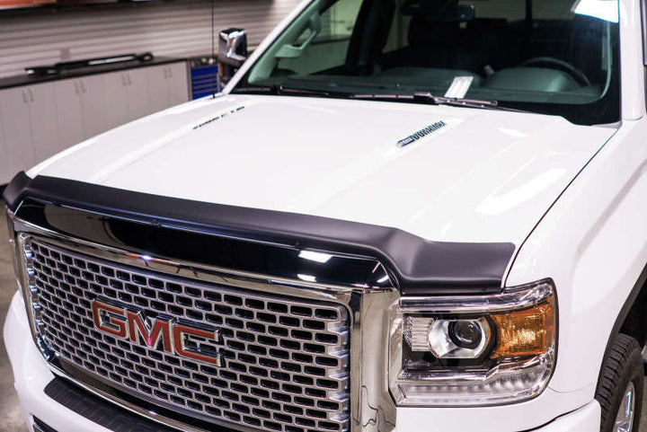 EGR 14+ GMC Sierra Superguard Hood Shield - Matte (301585) - Bull Strap