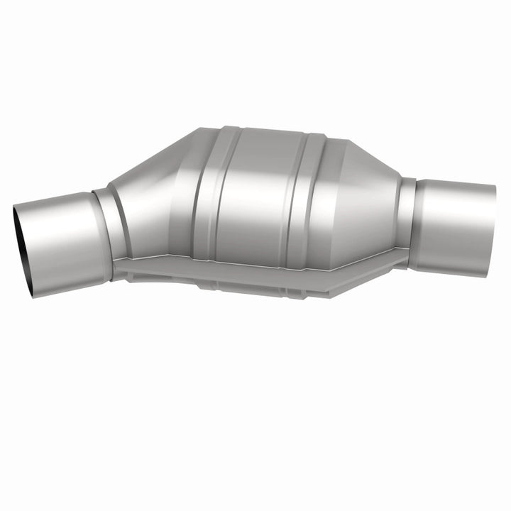 MagnaFlow Conv Univ 2.5 Angled Inlet - Bull Strap