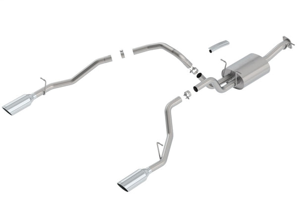 Borla 2019 RAM 1500 5.7L V8 AT 4DR Crew Cab Short Bed Atak SS Catback Exhaust - Bull Strap
