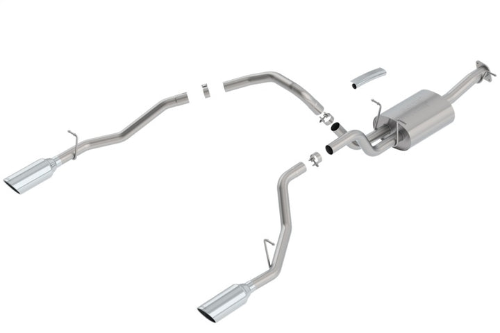 Borla 2019 RAM 1500 5.7L V8 AT 4DR Crew Cab Short Bed Atak SS Catback Exhaust - Bull Strap