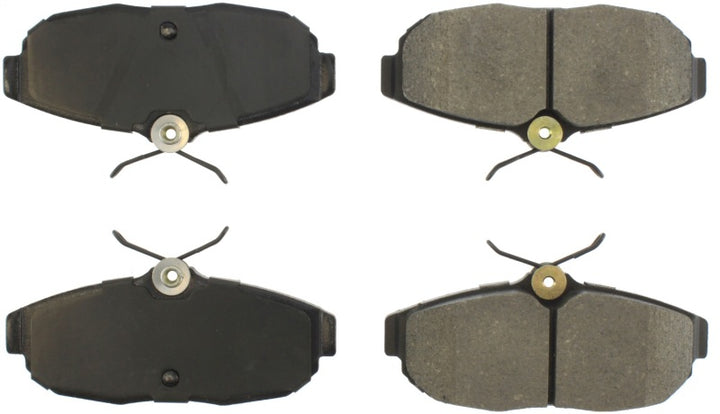 StopTech Performance 05-09 Ford Mustang Cobra/Mach 1 V6/GT / 10 Shelby/Shelby GT Rear Brake Pads - Bull Strap